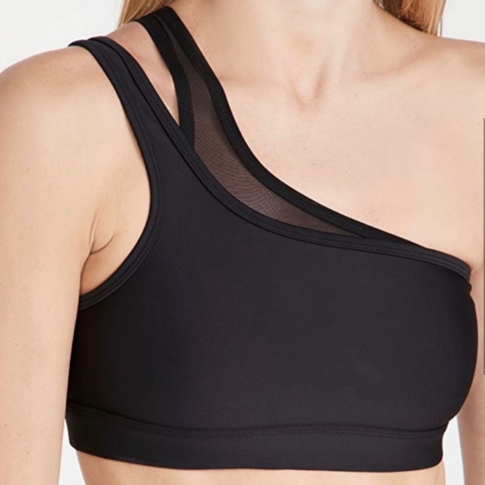 One shoulder alo yoga sports bra